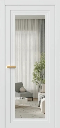 Межкомнатная Дверь ПО Erte 2 Rustica в цвете Скандинавский серый (NCS S 1000-N) со стеклом НОВЫЙ Прозрачный