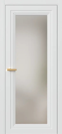 Межкомнатная Дверь ПО Erte 2 Rustica в цвете Скандинавский серый (NCS S 1000-N) со стеклом НОВЫЙ Сатинат
