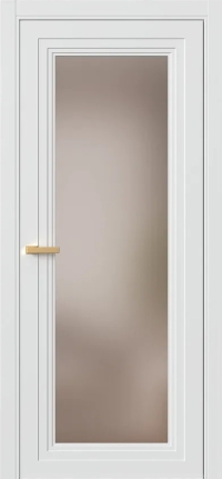 Межкомнатная Дверь ПО Erte 2 Rustica в цвете Скандинавский серый (NCS S 1000-N) со стеклом НОВЫЙ Бронза Сатинат