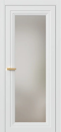 Межкомнатная Дверь ПО Erte 2 Rustica в цвете Скандинавский серый (NCS S 1000-N) со стеклом НОВЫЙ Оптивайт Сатинат