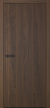 Межкомнатная Дверь ПГ Prime 1 в цвете Орех Флэйм без стекла