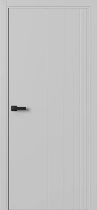 Межкомнатная Дверь ПГ Ritm 1 Progress в цвете Телегрей (RAL 7047) без стекла