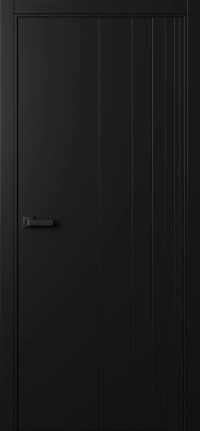 Межкомнатная Дверь ПГ Ritm 1 Progress в цвете Чёрный агат  без стекла