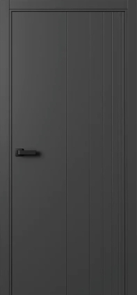 Межкомнатная Дверь ПГ Ritm 1 Progress в цвете Базальт (NCS S 8000-N) без стекла