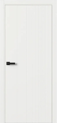 Межкомнатная Дверь ПГ Ritm 2 Progress в цвете Бланж (RAL 9010) без стекла