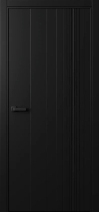 Межкомнатная Дверь ПГ Ritm 2 Progress в цвете Чёрный агат  без стекла