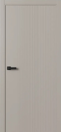 Межкомнатная Дверь ПГ Ritm Metr 1 в цвете Молескин без стекла