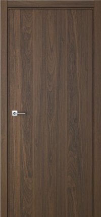 Межкомнатная дверь ПГ BASE 1 в цвете Орех Флэйм без стекла
