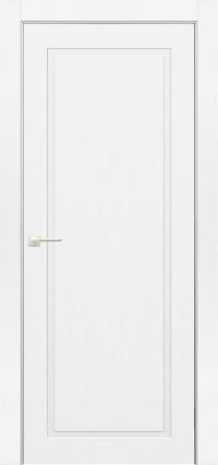 Межкомнатная дверь ПГ DUET 1 в цвете Антично-Белый без стекла