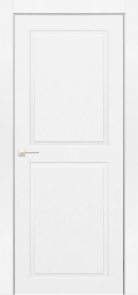 Межкомнатная дверь ПГ DUET 2 в цвете Антично-Белый без стекла