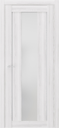 Межкомнатная дверь Q10 в цвете Клён айс  со стеклом стекло графит НЕВА