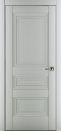 Межкомнатная дверь ПГ Ампир В2 в цвете Серый матовый  без стекла