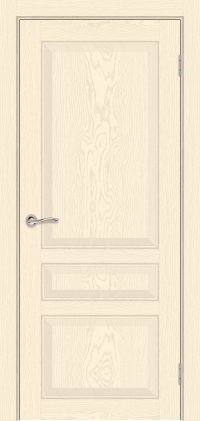 Межкомнатная дверь ПГ Elegance 3 в цвете Дуб Молочно-Белый без стекла