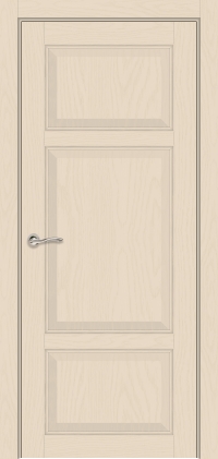 Межкомнатная дверь ПГ Elegance 6 в цвете Дуб Капучино без стекла