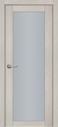 Межкомнатная дверь ПО BASE 2 в цвете Дуб Мраморный. со стеклом Сатинат Белый