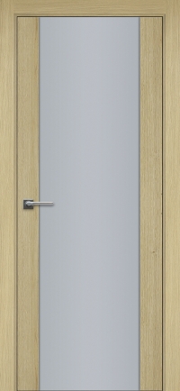 Межкомнатная дверь ПО BASE 3 в цвете Дуб натур. со стеклом Сатинат Белый