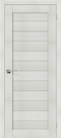 Межкомнатная дверь ПГ SMART X 21 в цвете bianco veralinga без стекла