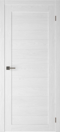 Межкомнатная дверь ПГ SMART X 21 в цвете white ash без стекла