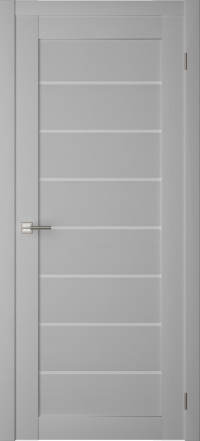 Межкомнатная дверь ПО SMART NX 4 в цвете white ash со стеклом Matelux