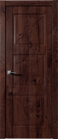 Межкомнатная дверь ПГ RIMINI 3 в цвете kedar brown без стекла