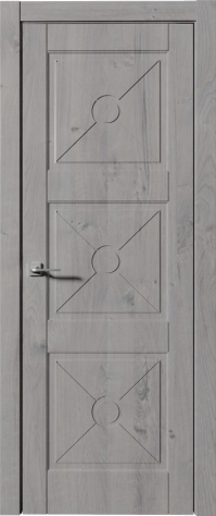 Межкомнатная дверь ПГ RIMINI 3 в цвете kedar light без стекла