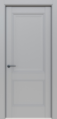Межкомнатная дверь ПГ КЛАССИКО 72 в цвете Nardo Grey без стекла