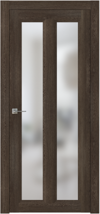 Межкомнатная дверь ПО NEO 7 в цвете Дуб Терра. со стеклом Сатинат Белый