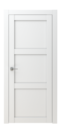 Межкомнатная дверь ПГ BASE 6  в цвете Белоснежный без стекла
