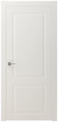 Межкомнатная дверь ПГ DUET 10  в цвете Белоснежный без стекла