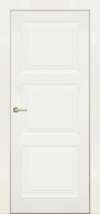 Межкомнатная дверь ПГ EMMA 9 в цвете Белоснежный без стекла