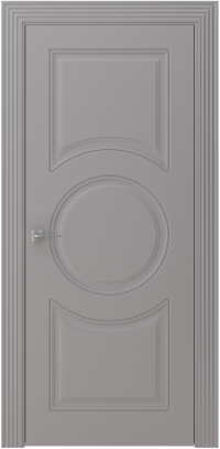 Межкомнатная дверь ПГ RIMINI 10  в цвете Серый Шёлк без стекла