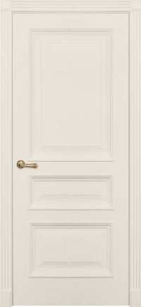 Межкомнатная дверь ПГ FLORENCIA 3  в цвете Молочно Белый без стекла