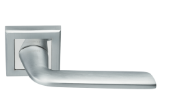 Дверная ручка Rucetti RAP 25-S SC/CP Цвет - мат.хром/хром