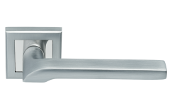 Дверная ручка Rucetti RAP 24-S SC/CP Цвет - мат.хром/хром