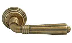 Дверная ручка Rucetti RAP-CLASSIC-L 5 OMB Цвет - старая античная бронза