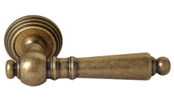 Дверная ручка Rucetti RAP-CLASSIC-L 8 OMB Цвет - старая античная бронза