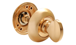 Завертка сантехническая Rucetti RAP WC SG/GP Цвет - Матовое золото/золото