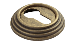 Накладки на ключевой цилиндр Rucetti RAP-CLASSIC-L KH OMB Цвет - старая античная бронза