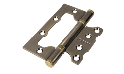 Петля дверная Rucetti без врезки RFH-100*75*2,5 AB Цвет - Античная бронза