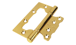 Петля дверная Rucetti без врезки RFH-100*75*2,5 PG Цвет - Золото