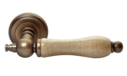 Дверная ручка Morelli "MART" MH-42-CLASSIC OMB/CH Цвет - Старая античная бронза/шампань