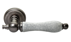 Дверная ручка Morelli "MART" MH-42-CLASSIC OMS/GR Цвет - Старое античное серебро/серый