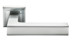 Дверная ручка Morelli "DOMINION" MH-40 SC/CP-S Цвет - Хром/полированный хром