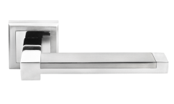 Дверная ручка Morelli "SANIBEL" MH-39 SC/CP-S Цвет - Матовый хром/полированный хром