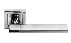 Дверная ручка Morelli "AGBAR" MH-21 SC/CP-S Цвет - Матовый хром/полированный хром