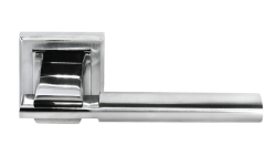 Дверная ручка Morelli "УПОЕНИЕ" MH-13 SC/CP-S Цвет - Матовый хром/полированный хром