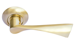 Дверная ручка Morelli "КАПЕЛЛА" MH-01 SG Цвет - Матовое золото