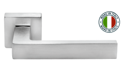 Дверная ручка Morelli Luxury HORIZONT-SQ CSA Цвет - Матовый хром