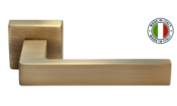 Дверная ручка Morelli Luxury HORIZONT-SQ CAFFE Цвет - Кофе