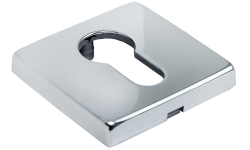 Накладки на ключевой цилиндр Morelli Luxury LUX-KH-SQ CRO Цвет - Хром